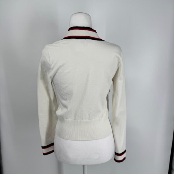 Ted Baker Skilarr Striped-Trim Cardigan Size 0 - Picture 11 of 14